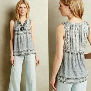 Anthropologie Morning Glory Tank Akemi Kin